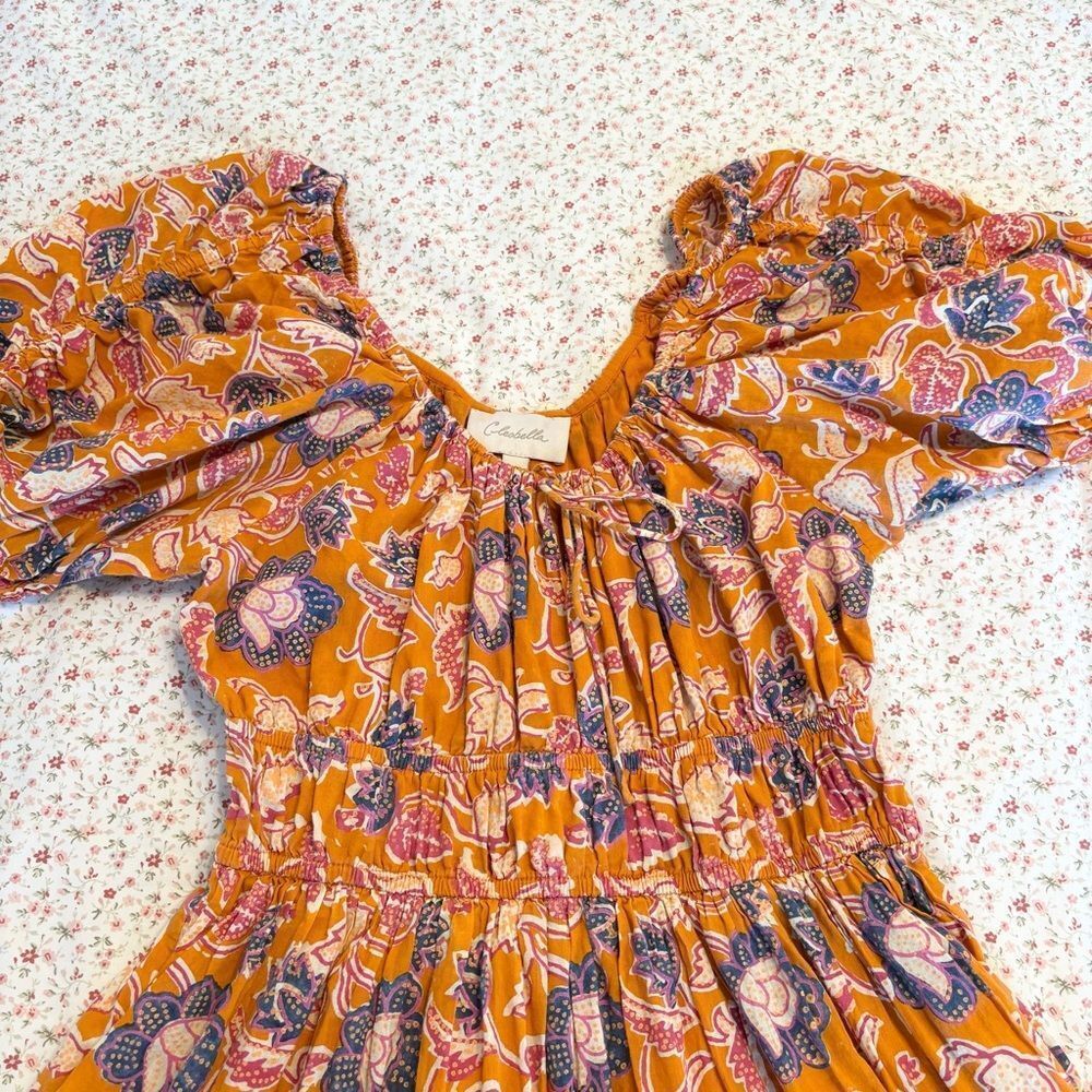 Cleobella Kalena  Floral Puff Sleeve Dress - Picture 7 of 8
